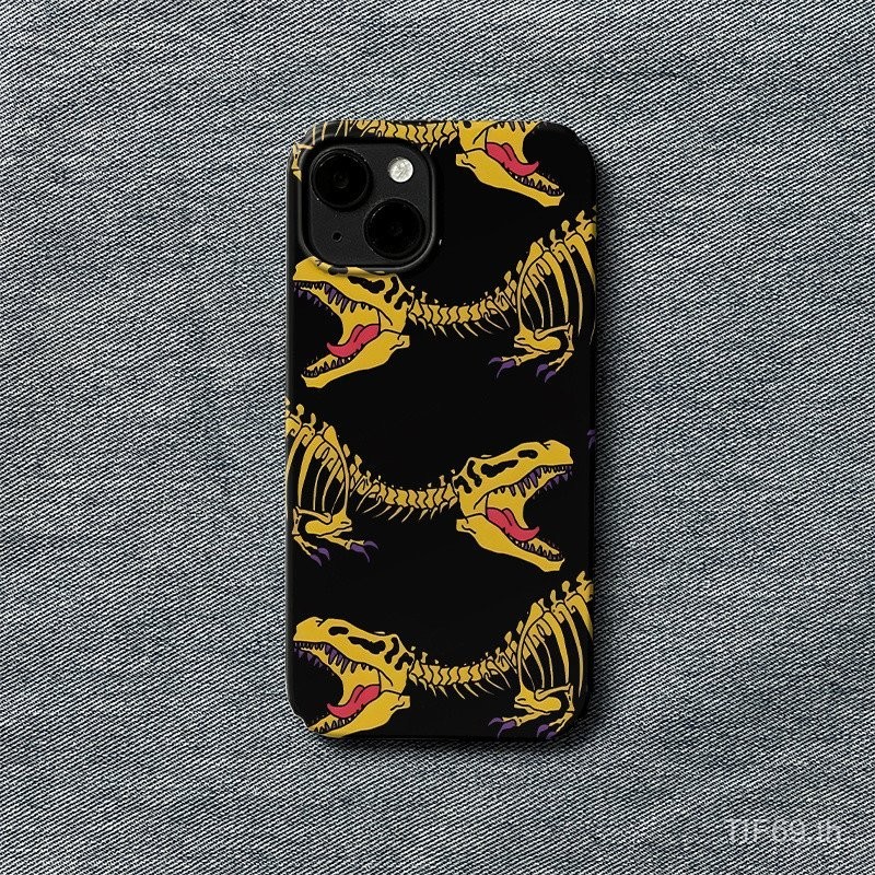 สร้างกระดูกกราฟฟิตีไดโนเสาร์เคสโทรศัพท์มือถือแอปเปิ้ลเข้ากันได้กับ iPhone 16PROMAX xsmax 7/8PLUS XR XR XS เคสโทรศัพท์มือถือ15 11 13 12 14 PROMAX เคสแข็ง16 12 14 11 15 13 Pro ป้องกันทนทานต่อสิ่งสกปรก we8q