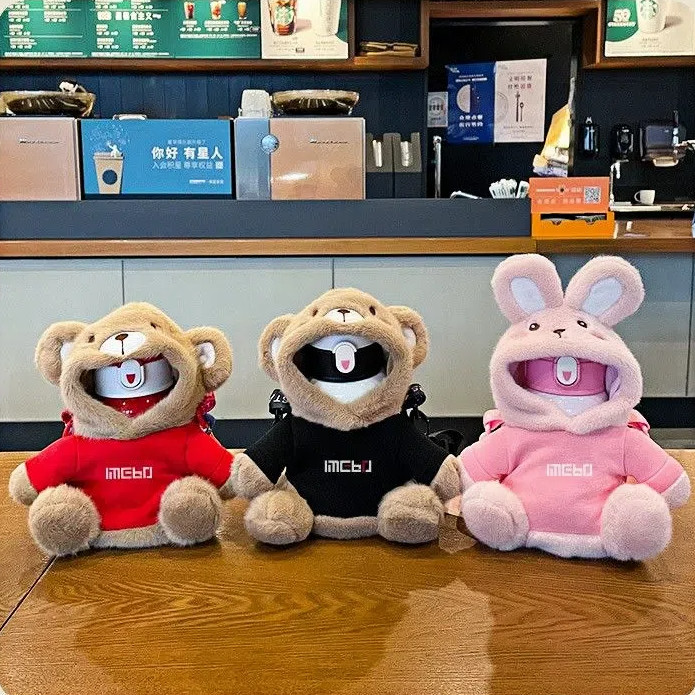 ถ้วยเก็บอุณหภูมิ สาวมูลค่าสูงเด็กน่ารักสากล อิน สไตล์ของขวัญหมีที่วางแก้วของขวัญเด็กขวดน้ํา