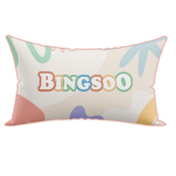 Koncept Furniture หมอนอิง รุ่น My Life Bingsoo 30x60 สีชมพู (60x17x30 ซม.)  แบรนด์ KONCEPT FURNITURE
