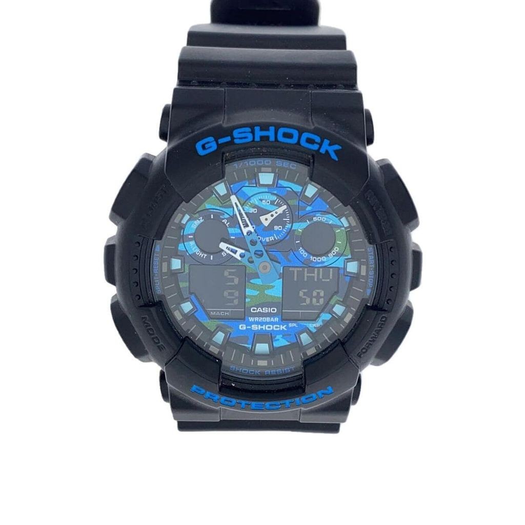 Casio Mens G-SHOCK_G-SHOCK Quartz Watch Analog Grabber BLK GA-100CB-1AJF ส่งตรงจากญี่ปุ่นมือสอง
