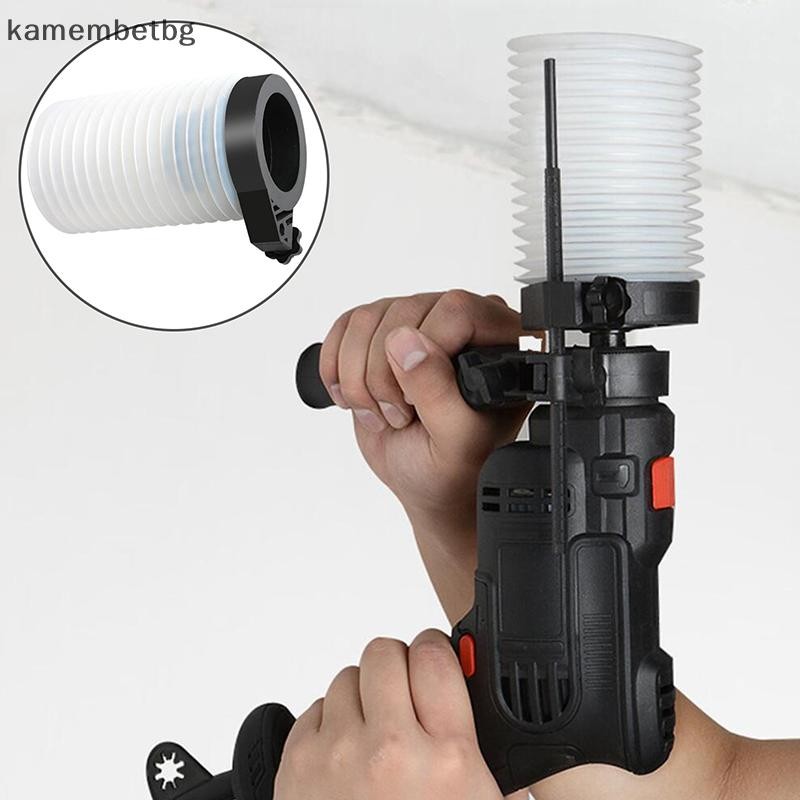 Kamembetbg 1PC ยางสีขาวค้อนไฟฟ้า Ash ชาม Collecg อุปกรณ์เครื่องมือสว่านกระแทกฝุ่นฝาครอบ TH