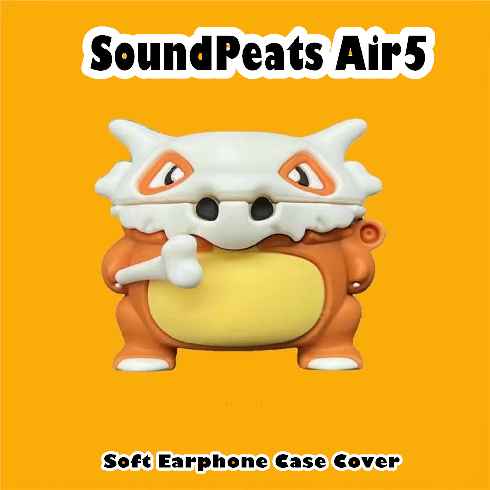 Trend Frontfor SoundPeats Air5 Case Casing Soft Silicone Trend Cartoon Headphone Case Cover NO.2