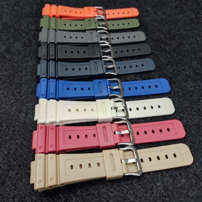 DW5000 DW5600 DW5700 DW5750 WATCH STRAP DW 5600 STRAP - สีกรมท่า
