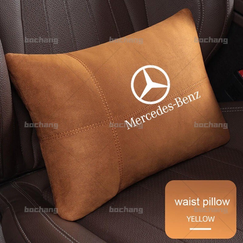 1pcs สําหรับ Mercedes Benz high end พิเศษ headrest Maybach S-class หมอนรองคอ four seasons รถคอหมอนเอวหมอนเอวหมอนเอวหมอนสูงการกําหนดค่ารถคอหมอนเบาะ