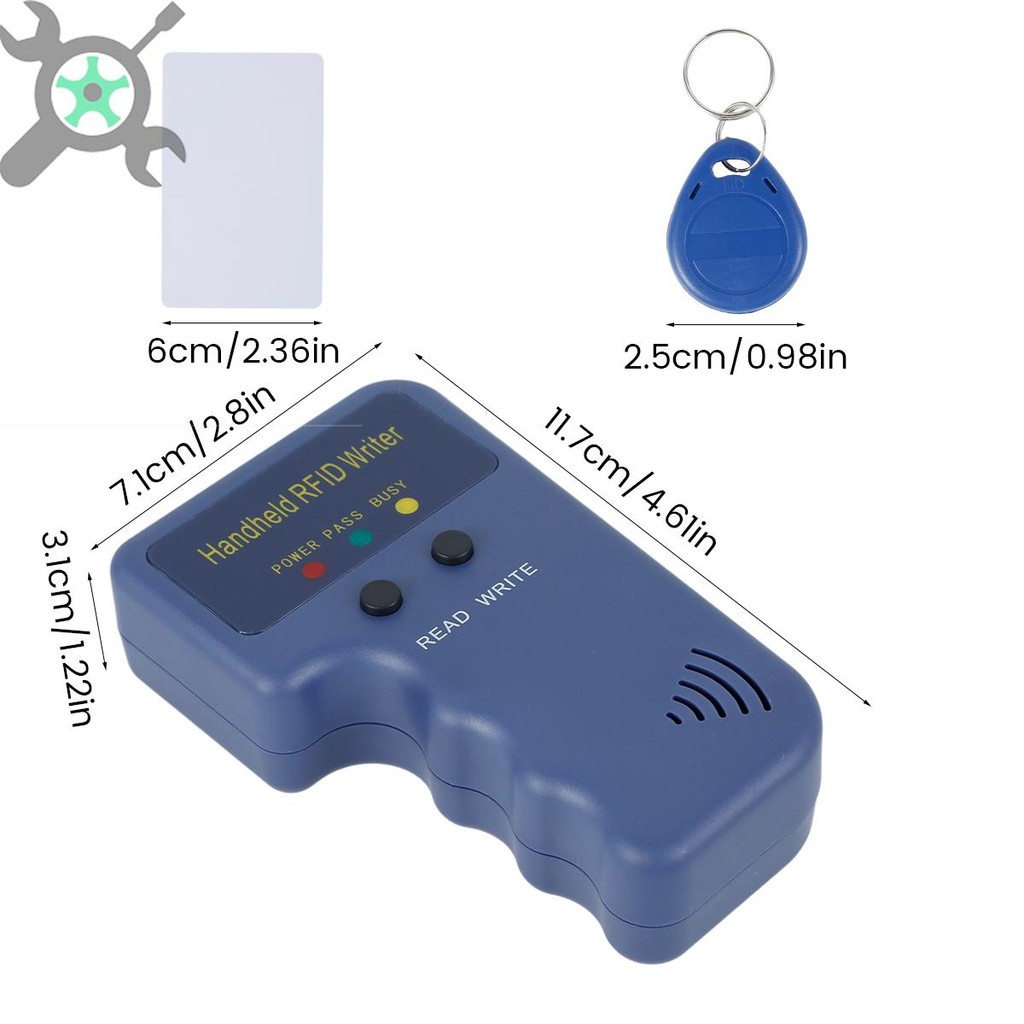 125khz RFID Card Copier แบบพกพามือถือ Writer ID Card Duplicator 5 การ์ด ID Key Card Reader สําหรับ Home Access Control ระบบ SHOPTKC1041
