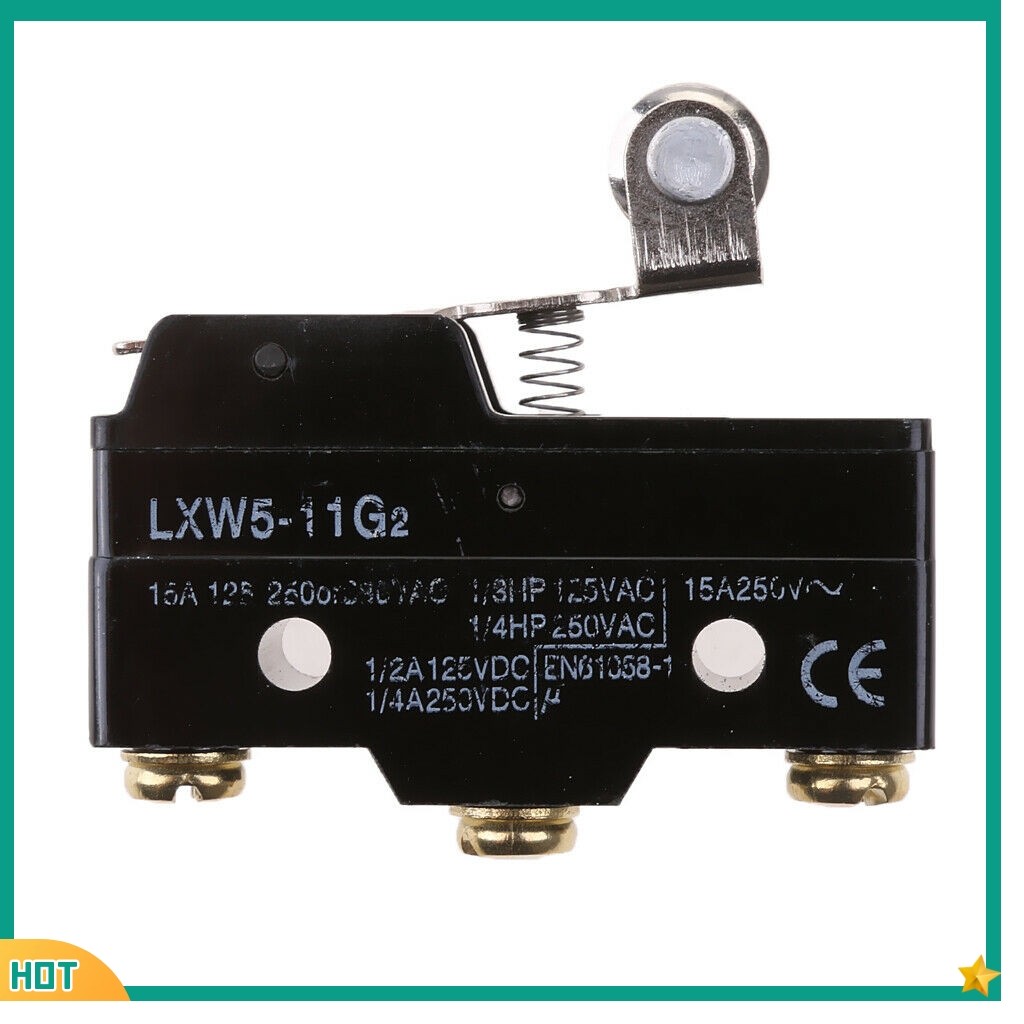 Farypokt LXW5-11G2 โรลเลอร์บานพับคันโยก SPDT 1NO 1NC Momentary Limit Switch