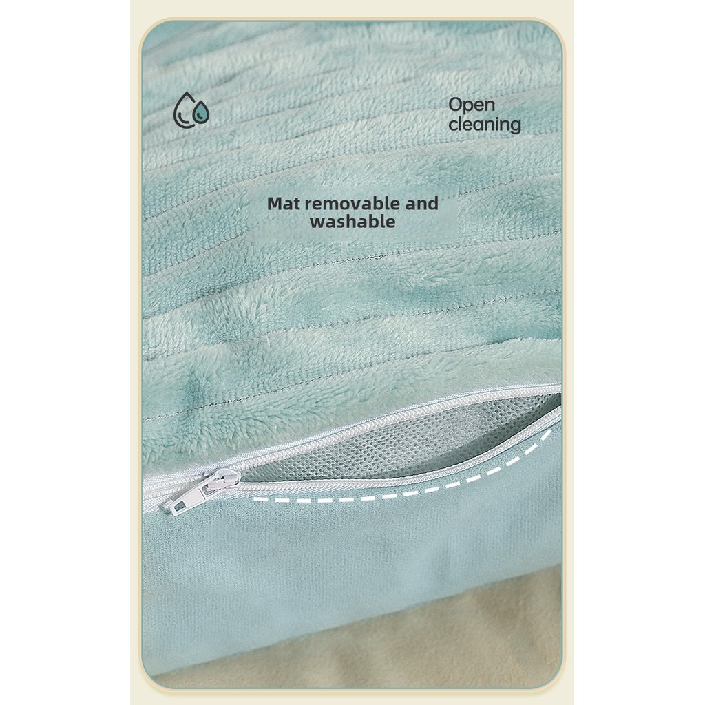 Four Seasons universal เตียงสุนัขแมวเบาะแยกที่ถอดออกได้และล้างทําความสะอาดได้ PP ผ้าฝ้ายบรรจุ XL120 ซม.เตียงสัตว์เลี้ยงขนาดใหญ่ลูกสุนัขสุนัข - รูปที่ 4