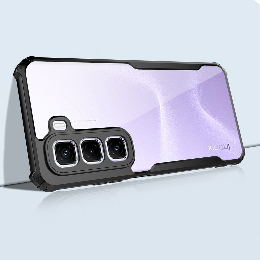 [คลังสินค้าพร้อม] เคสโทรศัพท์กันกระแทกแบบใสสําหรับ infinix Hot 50 40 30 Pro Plus Hot 30 Play 50i 40i 30i Case ฝาครอบโปร่งใส