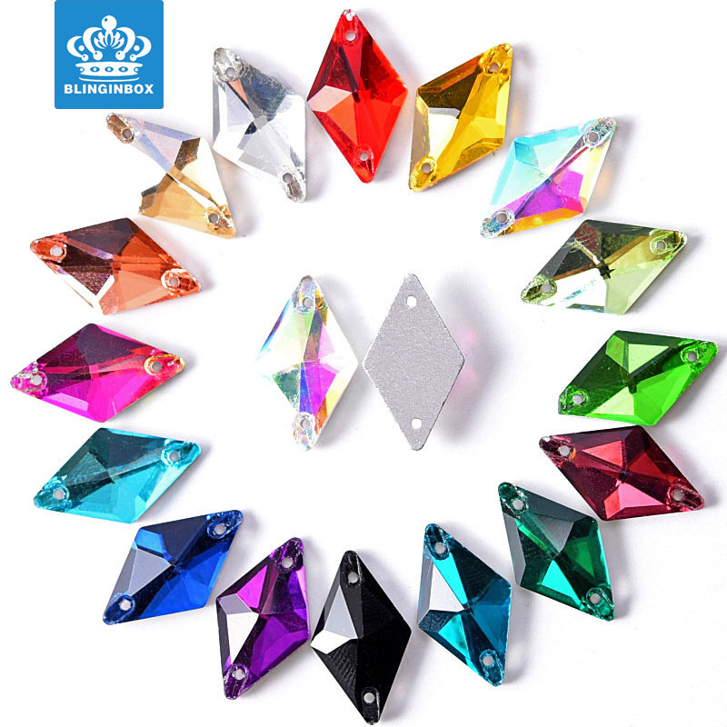 โรงงานขายส่งคริสตัลมือเย็บเพชรแก้ว rhinestone DIY วัสดุคริสตัลเพชรสร้างสรรค์เสื้อผ้าเครื่องประดับ