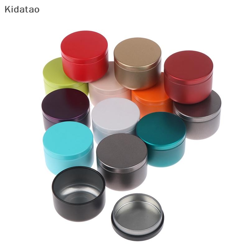 Kidatao 5.4 ซม.โลหะกระป๋องดีบุกชาน้ําตาลชาคอนเทนเนอร์กล่องเก็บ Jar ใหม่
