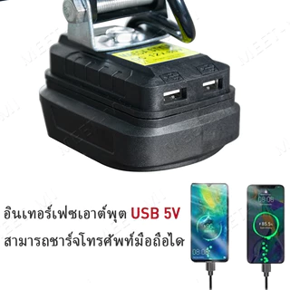 MONQIQI ไฟ LED ทำงานไร้สาย ไลท์แบบพกพา ไฟน้ำท่วม ไฟฉุกเฉินสปอต ทำงานไฟฉาย แบตเตอรี่ลิเธียมขับเคลื่อน 18V-21V MAKITA