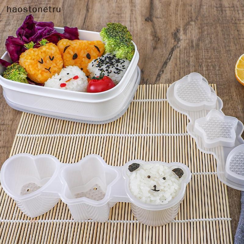Ost 1 ชิ้นการ์ตูนรูปร่างซูชิข้าวแม่พิมพ์ Bento Stamper อุปกรณ์ครัว N