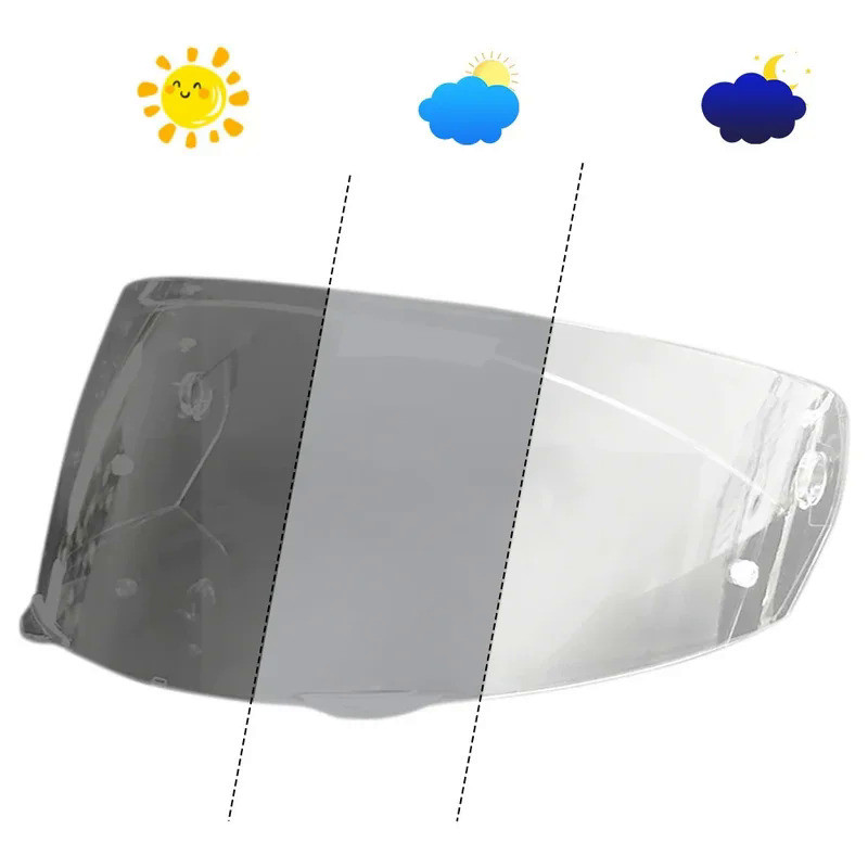 For HJC I90 i90 HJ-33 Helmet Photochromic Visor Lens Sunshield
