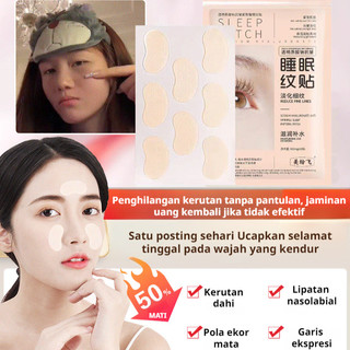 [COD/Kirim Dalam 24 Jam]Plester Tidur Anti-Kerutan Asam Hialuronat/Stiker Wajah Anti Kerut Patch Silikon Anti Aging Wrinkle/Hyaluronic Acid Anti-Wrinkle Sleep Patches/Dahi /Leher