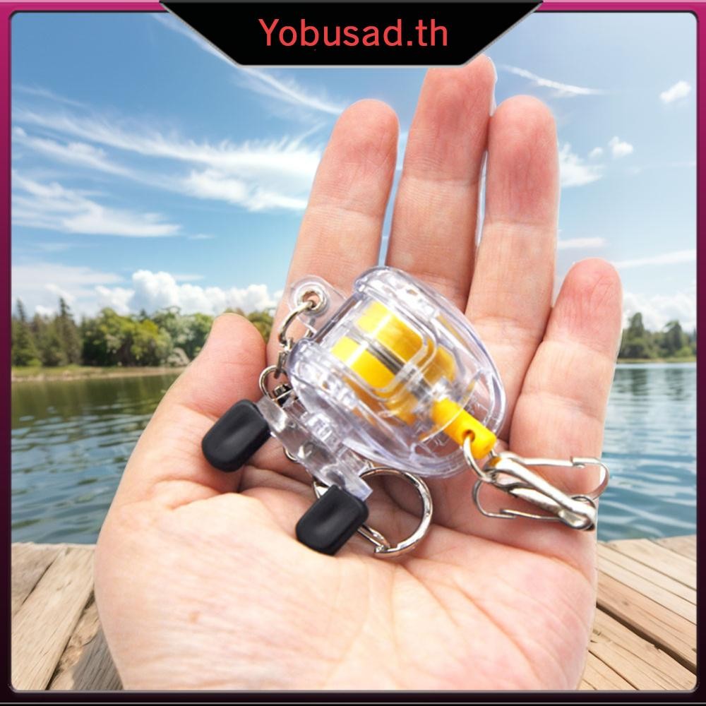 [โยบัสด.ไทย] พวงกุญแจรอกตกปลาโซ่กุญแจตกปลาอย่างรวดเร็วแขวนหัวเข็มขัดของขวัญสําหรับคนรักตกปลา