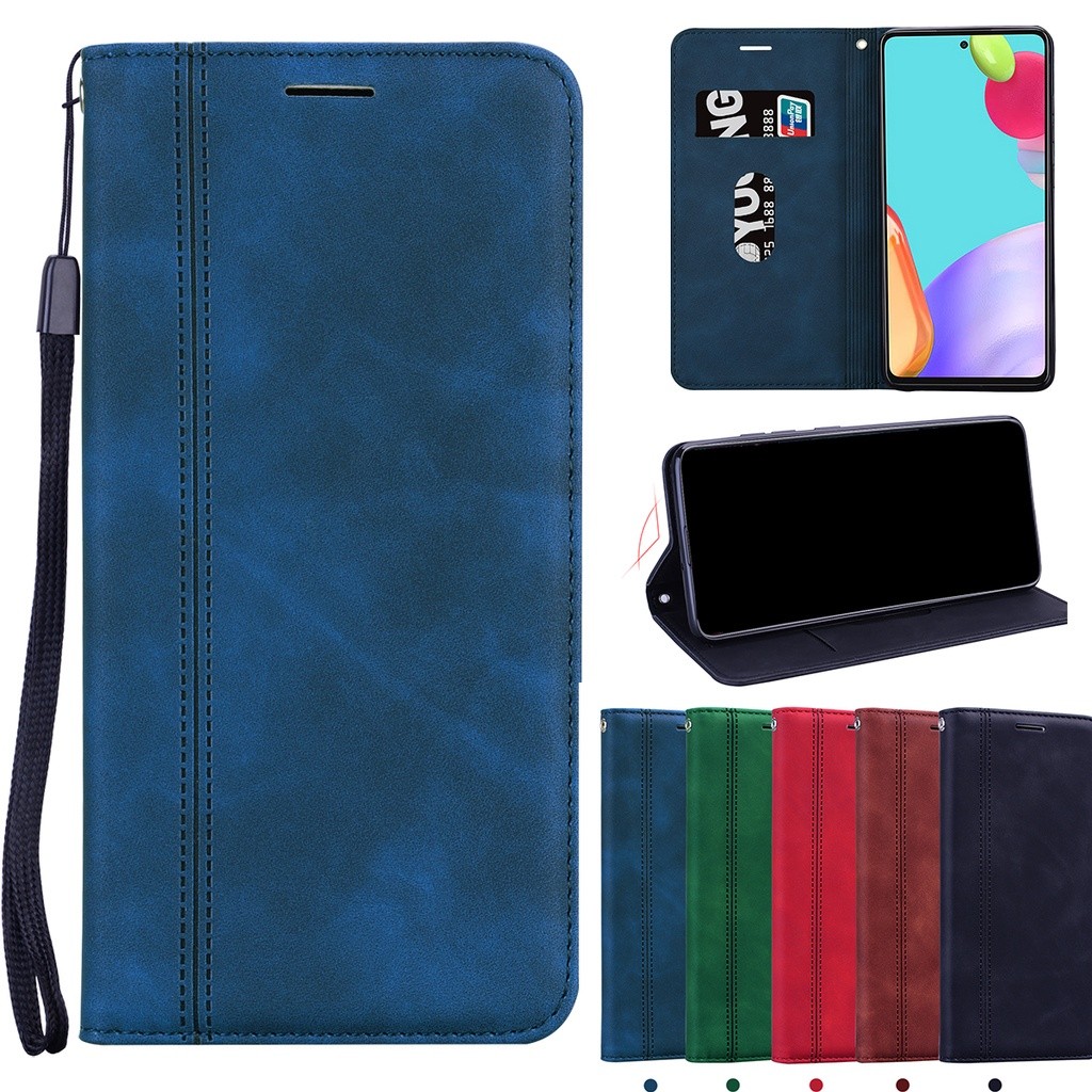 แม่เหล็กคลาสสิกกระเป๋าสตางค์สําหรับ Xiaomi 13T 12T 11T Poco C65 F6 X6 M6 F5 X5 M5 F4 X4 M4 C40 X3 NFC GT Pro 5G หนังฝาครอบโทรศัพท์ปลอก