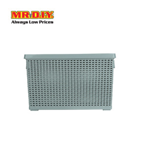 JCJ ตะกร้าอเนกประสงค์แบบมีฝาปิด ขนาด 27X37X23 ซม.