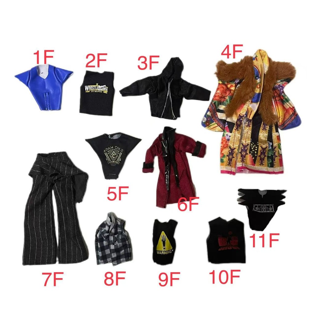 Wwe รูปเสื้อผ้าอุปกรณ์เสริม 6-7 นิ้ว Action figure เครื่องแต่งกาย DIY ของเล่น
