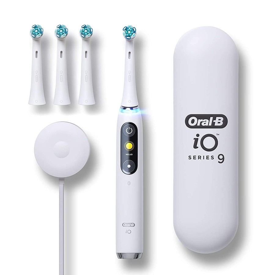 Oral B io9 plus แปรงสีฟันไฟฟ้าสําหรับแปรงฟันสําหรับผู้ใหญ่ ฟอกสีฟันอย่างล้ําลึก