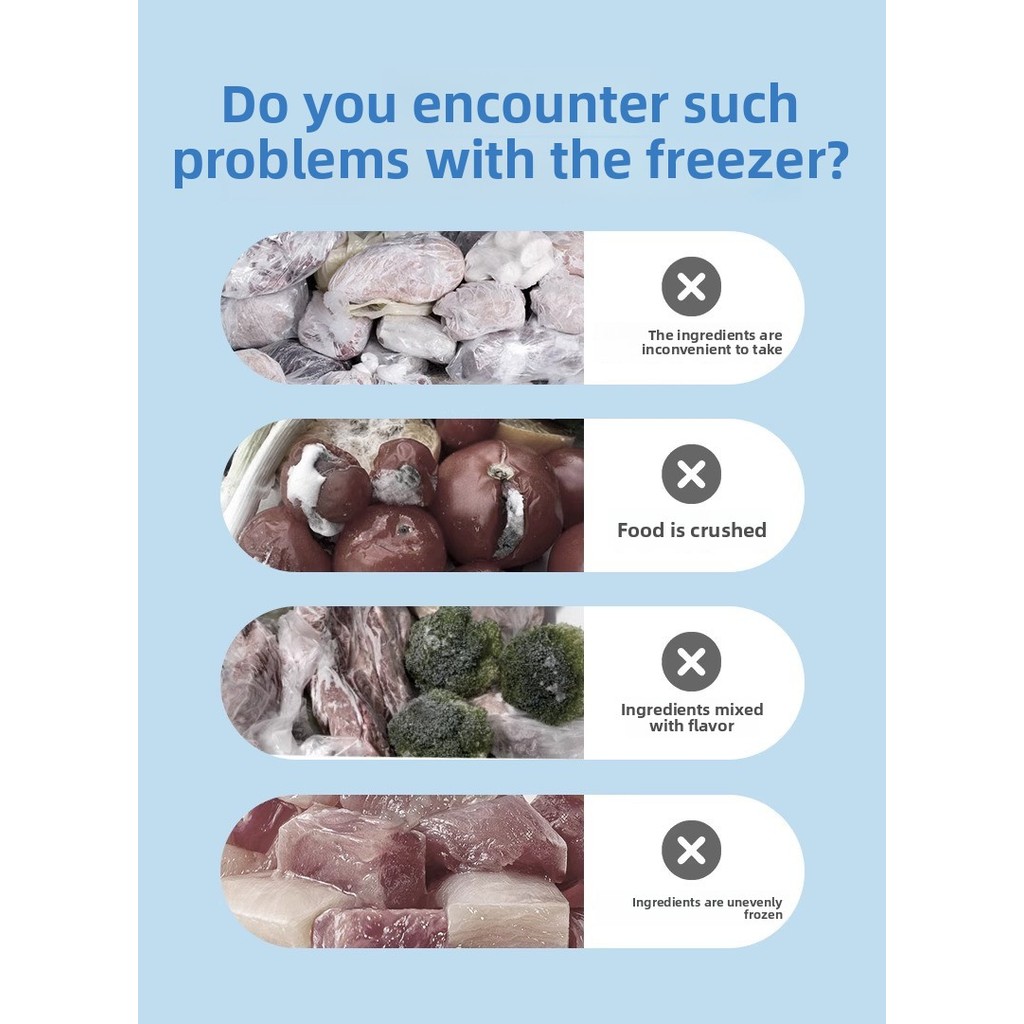 ตู้แช่แข็งชั้นวางภายในตู้แช่แข็งชั้นแขวนตะกร้าตาข่ายตะกร้าแช่เย็นตะกร้าเก็บแขวนตะกร้าชั้นวางด้านในกรอบพาร์ทิชันสากล - รูปที่ 2