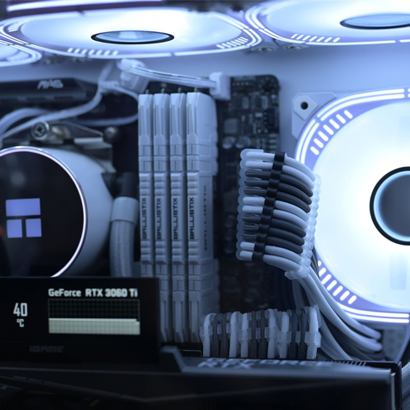 Teucer TC-35 Series PSU สายชุดสีทึบสาย Combo 350 มม. ATX24Pin PCI-E8Pin CPU8Pin พร้อมหวี