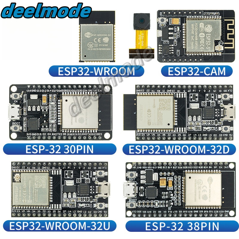 Esp32 บอร์ดพัฒนาการ Wifi + บลูทูธพลังงานต่ํา Esp-32 Esp-32S Esp 32 Similar Esp8266
