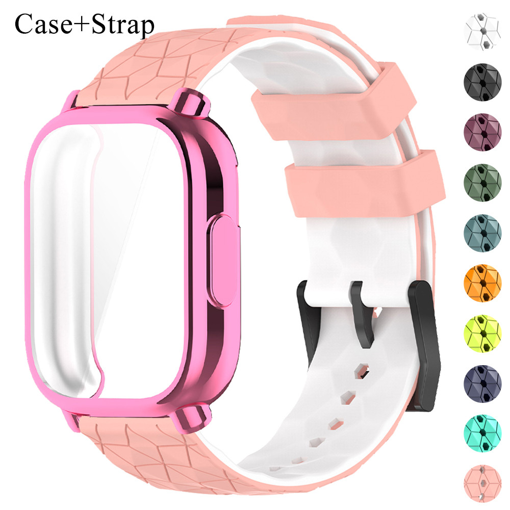 เคส + สายรัดสําหรับ Redmi Watch 5 Active Soft TPU Cover Screen Protector สําหรับ Redmi Watch 5 Lite Watchband ซิลิโคนสร้อยข้อมือกีฬา