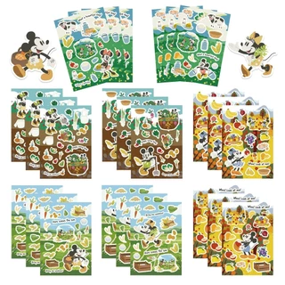 💥พร้อมส่ง💥Disney Mickey mouse pooh donald duck มิกกี้ 50แผ่น พีวีซี กันน้ำ สติ๊กเกอร์