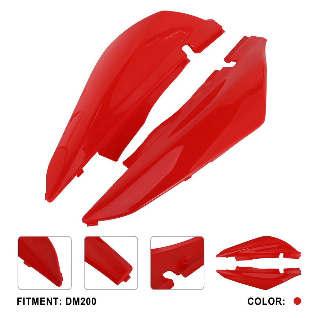 A Pair For Italika DM200 DM 200 Rear Side Panel Cover Motorcycle Accessories