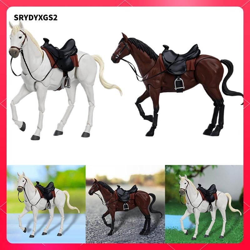 [Srydyxgs2] 1:12 Scale ตุ๊กตาสัตว์ 1/12 Scale รูปม้าของเล่นเพื่อการศึกษา 1/12 Scale ตัวเลขการกระทํา 