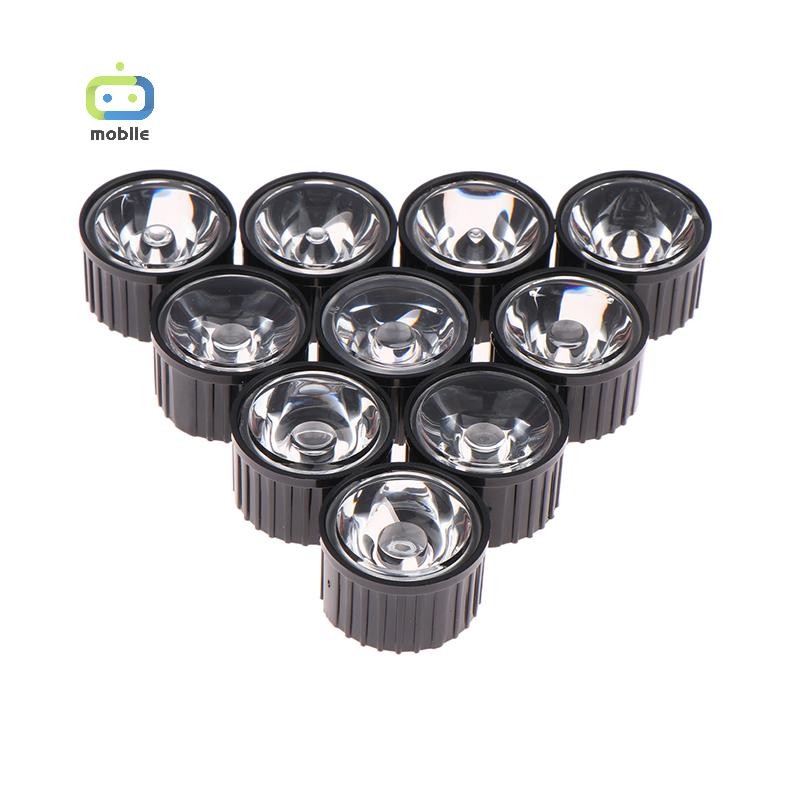 [maygood] 10 ชิ้นกําลังสูง 1 วัตต์ 3 วัตต์เลนส์ LED 5/8/10/15/25/30/45/60/90/120 องศา Reflector Collimator 20 มม.PMMA เลนส์อะครีลิค {TH}