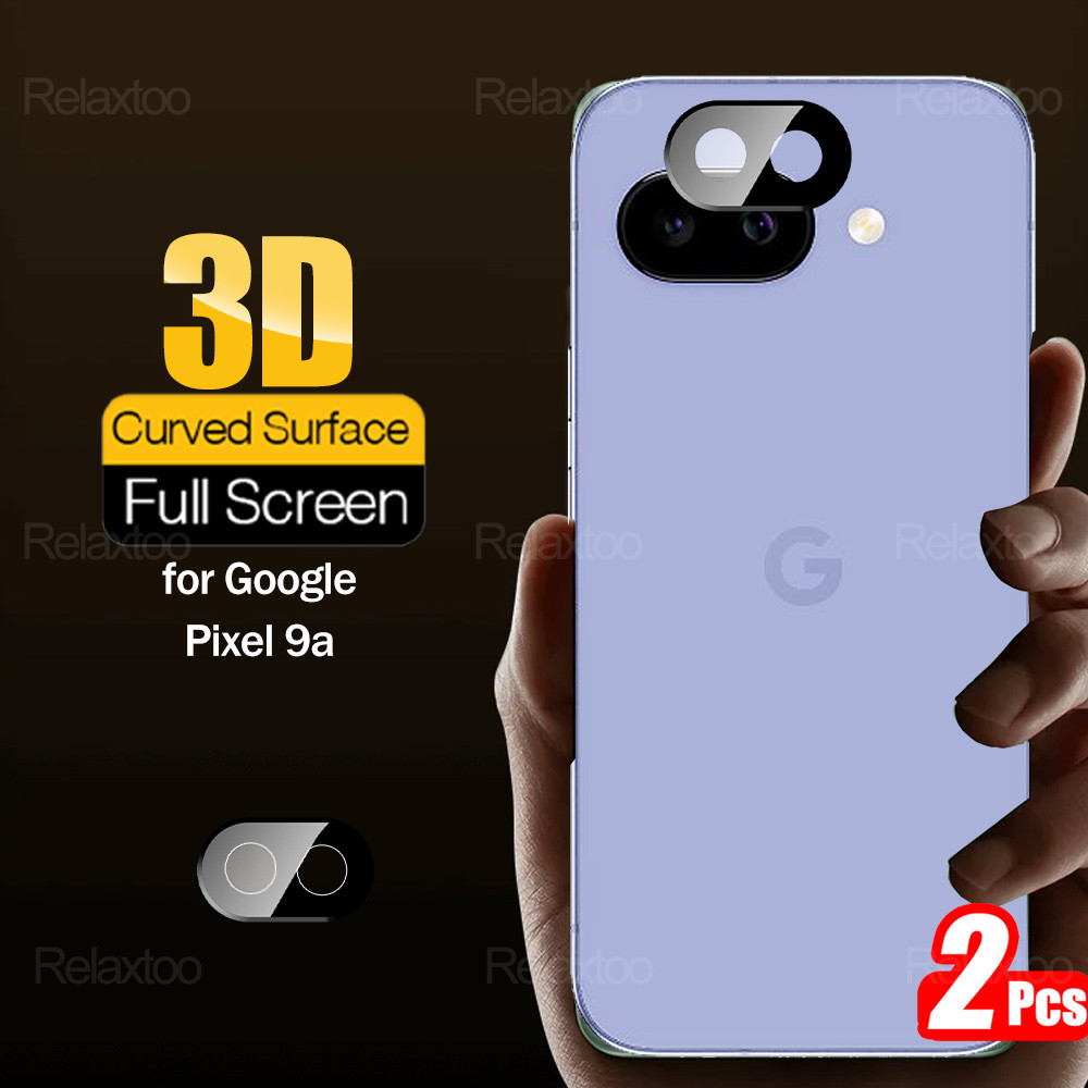 2 ชิ้นสําหรับ Google Pixel 9A กล้อง 3D กระจกด้านหลัง Google Pixel 9A Pixel9a 9 A9 5G เลนส์ป้องกันฟิล