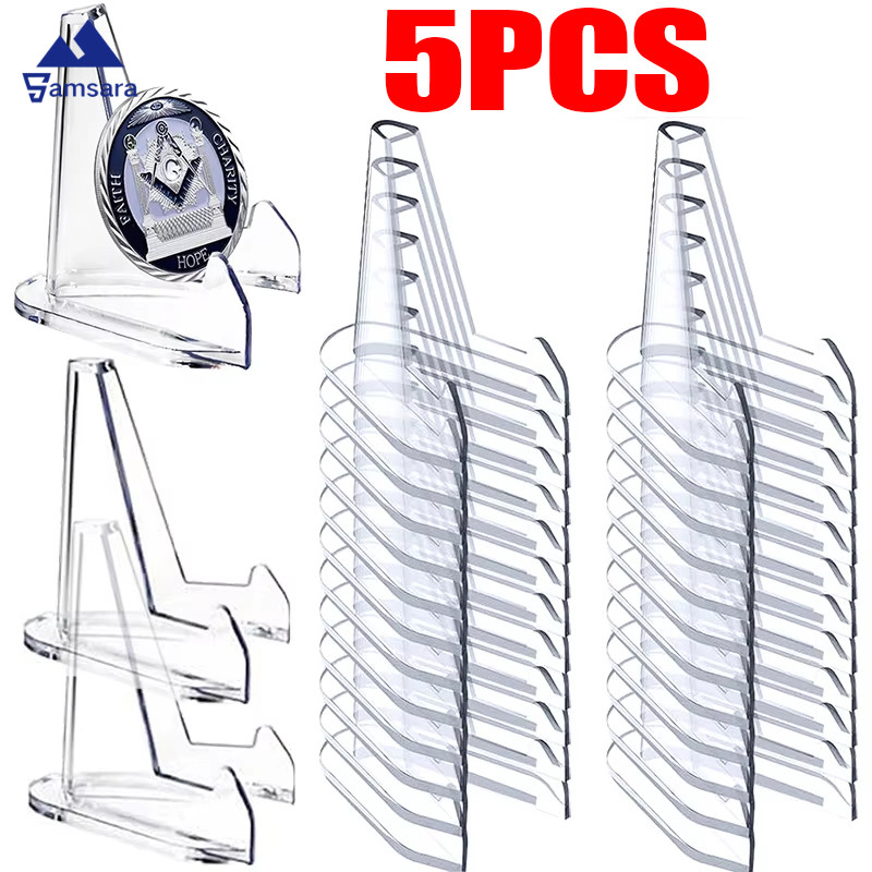 ขาตั้งจอแสดงผลการ์ดภาพถ่ายไอดอลอะคริลิคใสขนาดเล็ก-ขาตั้งจอแสดงผลสามเหลี่ยมโปร่งใ