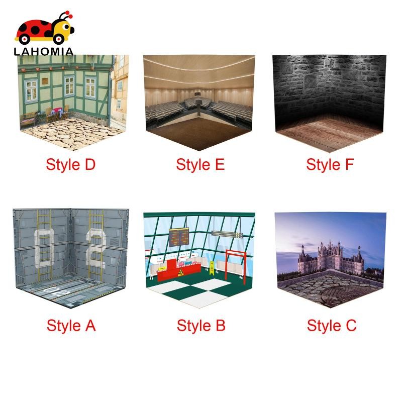 [Lahomia] 1:12ฉากหลังDioramaฉากOrganizerจอแสดงผลสําหรับตัวเลขการกระทําตุ๊กตารถฉากของเล่นDiecastรถ