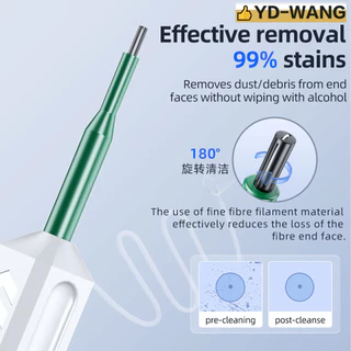 คุณภาพสูง SC/FC/ST/LC ปากกาทําความสะอาดไฟเบอร์ออปติก 1.25/2.5 มม.End face cleaner เครื่องมือทําความสะอาดไฟเบอร์ออปติก