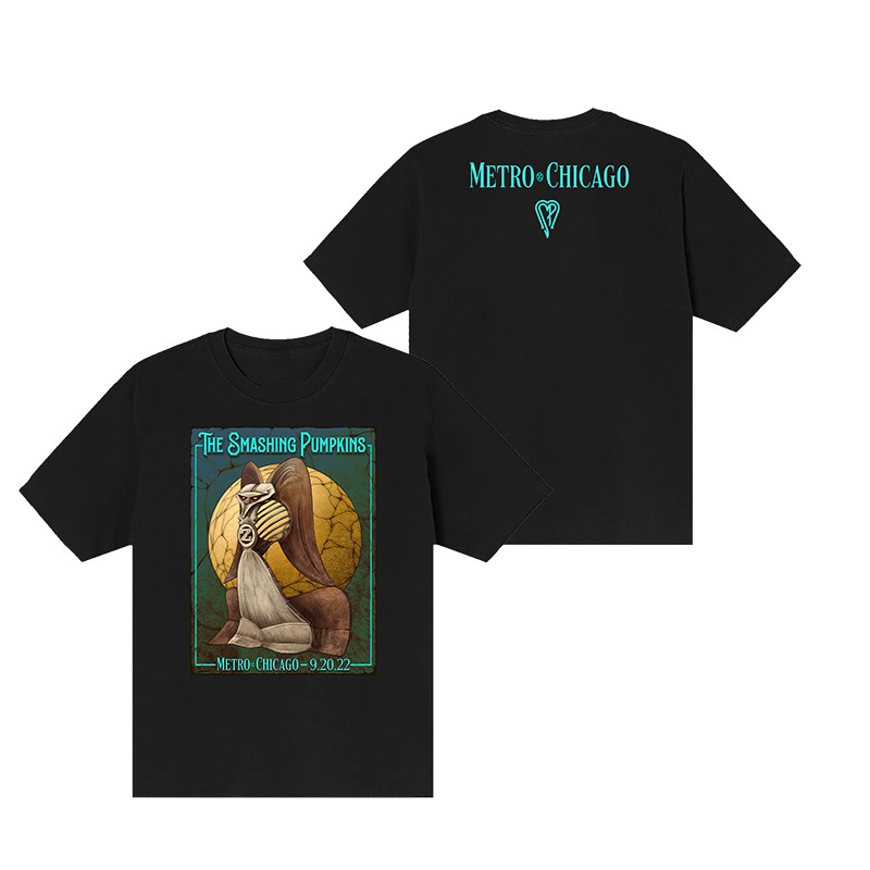 Smashing Pumpkins Smashing Pumpkins Band Rock Punk Music Pure Cotton Loose Direct ฉีดเสื้อยืดแขนสั้น