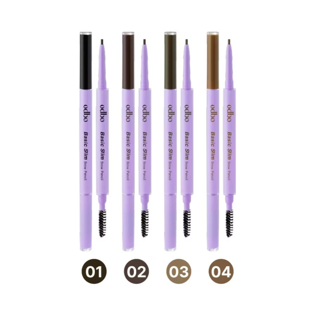 ♦️ของแท้·ส่งด่วน·ถูก♦️Odbo Basic Slim Brow Pencil #OD7021 โอดีบีโอ เบสิค สลิม บราว เพ็นซิล ดินสอเขียนคิ้ว x 1 ชิ้น dayse