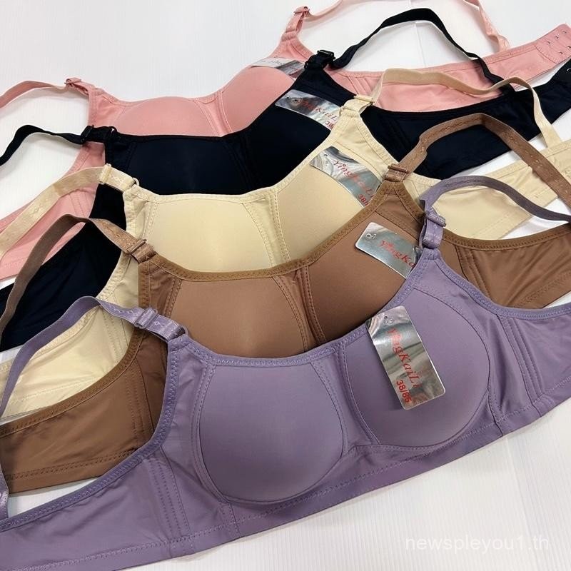 ชุดชั้นใน 2 ตะขอปรับได้ 3 ระดับไร้โครงเหล็กฟองน้ำบางทรงไม่ใหญ่ทรงขนาดกลางเต้าคัพA Bแม่ๆเจ้าเนื้อแนะน