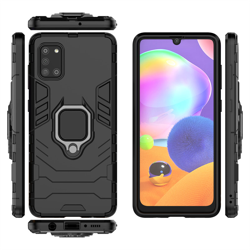 สําหรับ Samsung Galaxy A31, ฝาครอบป้องกันโทรศัพท์เกราะที่มีศักยภาพ, เคสโทรศัพท์วัสดุ PC ป้องกันการระเบิด