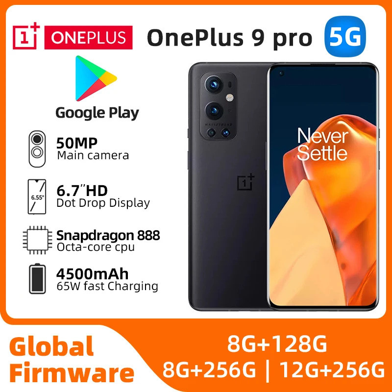 OnePlus 9 Pro Global Version 8GB 128GB Snapdragon 888 5G 120Hz Fluid Display Hasselblad 50MP กล้องใช