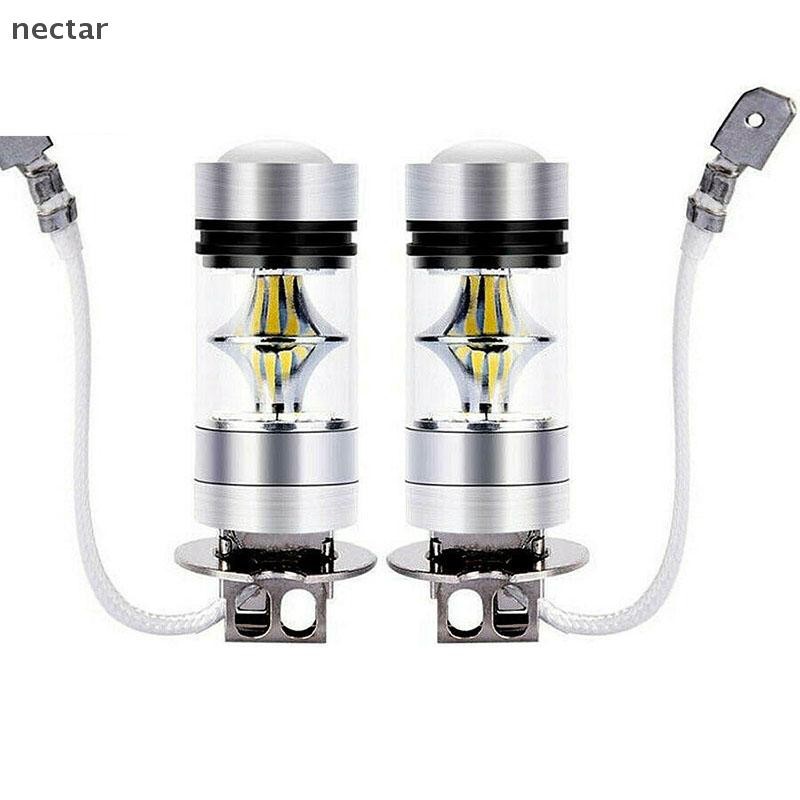 Tar 100W H3 LED ไฟตัดหมอกขับรถหลอดไฟ 12/24V ไฟตัดหมอกไฟหน้ารถอุปกรณ์เสริม N