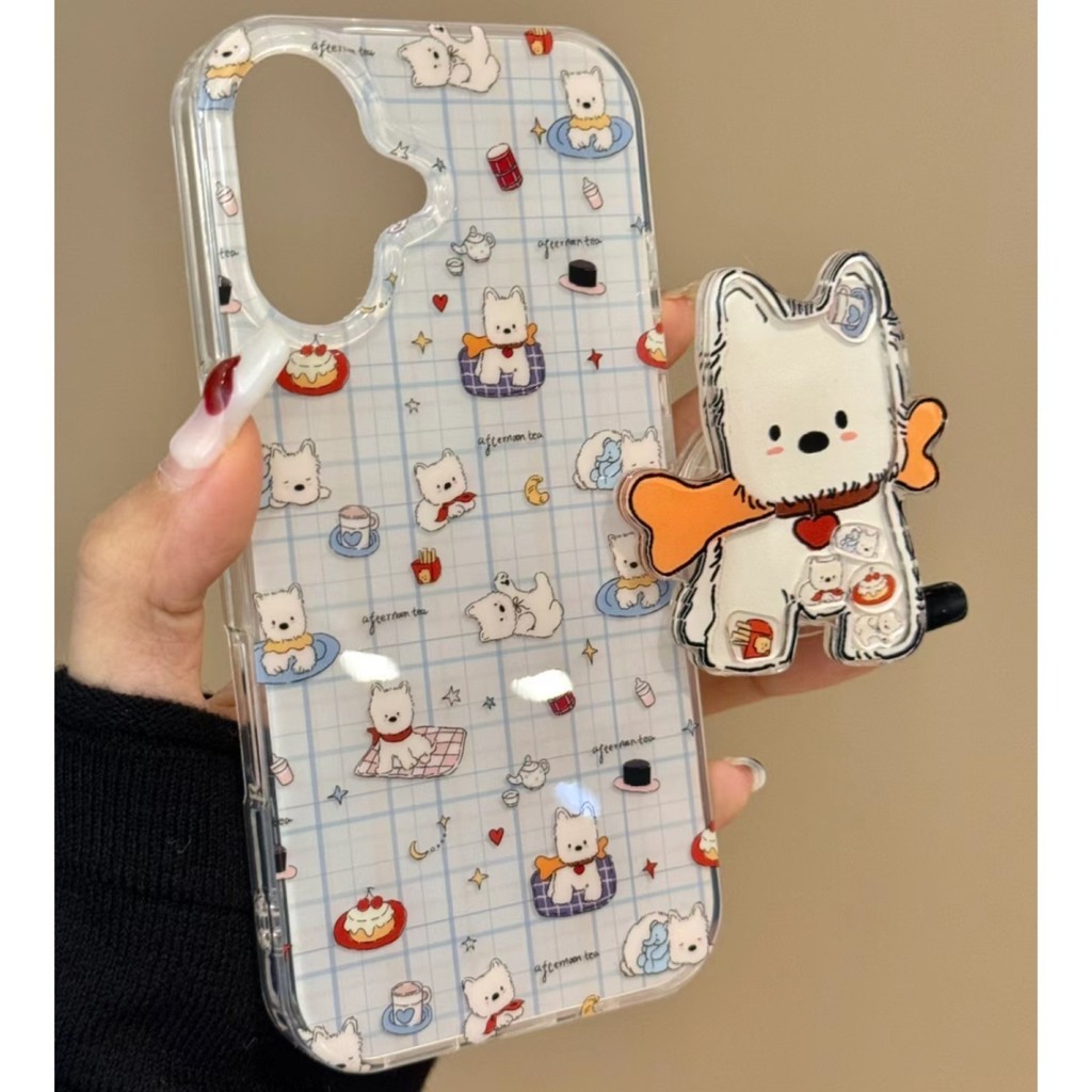 Imd สองชั้นน่ารัก West High เหมาะสําหรับ Apple 16/15/14/13promax เคสโทรศัพท์ 12/11 เคสแข็ง XR/XS เคสโทรศัพท์หญิง