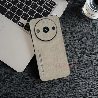 เคส Realme 11 Pro Plus 5G เคสโทรศัพท์หนังธุรกิจสีทึบ YBP