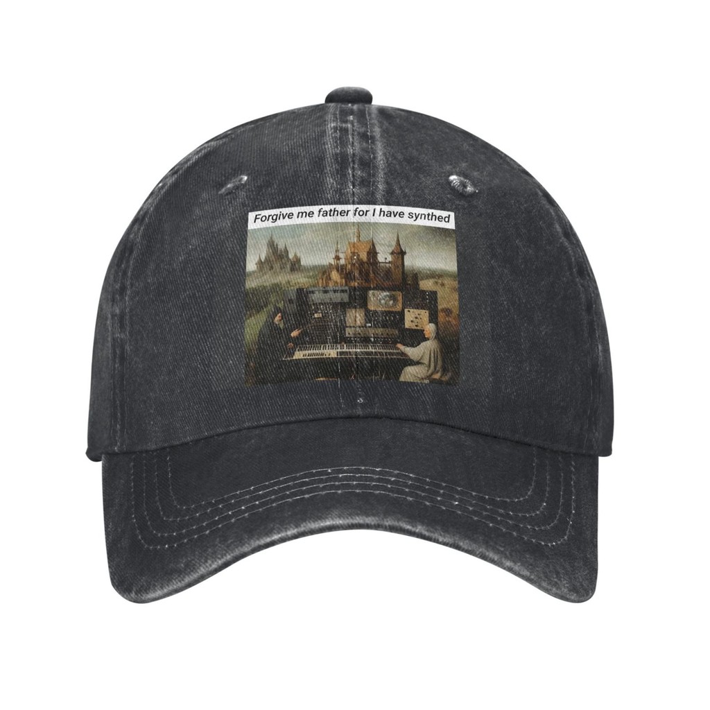 Cool Accessories Forgive Me Father For I Have Synthed Cowboy Hat