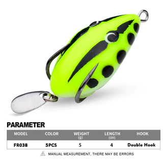 CISEA F35 frog lure กบยาง ปลากัด เหยื่อตกปลา เหยื่อยาง กบกระโดด ตกปลา กบส่าย 4cm 5g