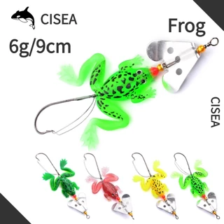 CISEA F43 frog lure กบยาง ปลากัด เหยื่อตกปลา เหยื่อยาง กบกระโดด ตกปลา กบส่าย 9cm 6g