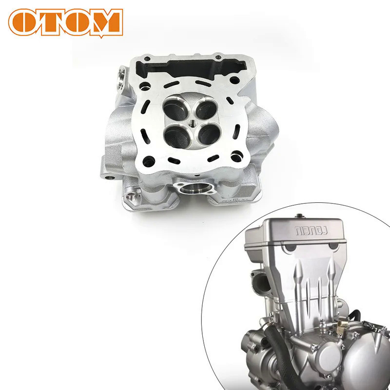 Mo OTOM New Motorcycle Cylinder Head Cover Silver Scooter Engine Parts Empty Shell For LONCIN YF300 