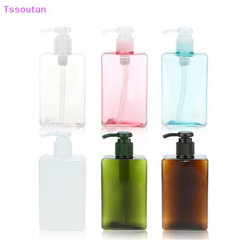 [TSST] 280ml ขวด PET อิมัลชันเปล่าแชมพูเหลวพลาสติกใส Sub bottling TAN