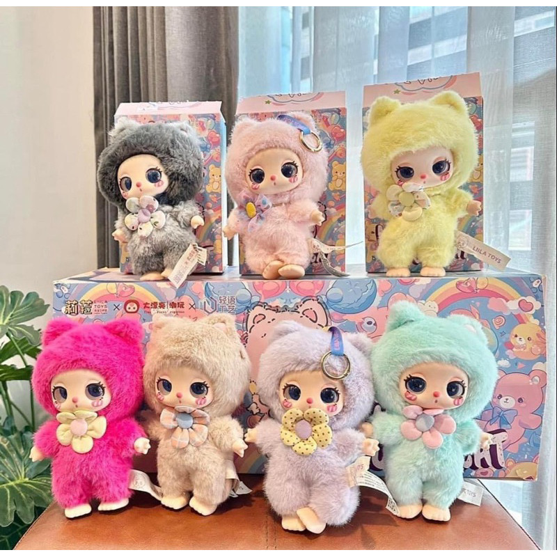 Liila Lucky Cat V1 Liila Zoo กล่องตาบอดน่ารักสุ่มกล่องรูปตุ๊กตาเครื่องประดับของขวัญ