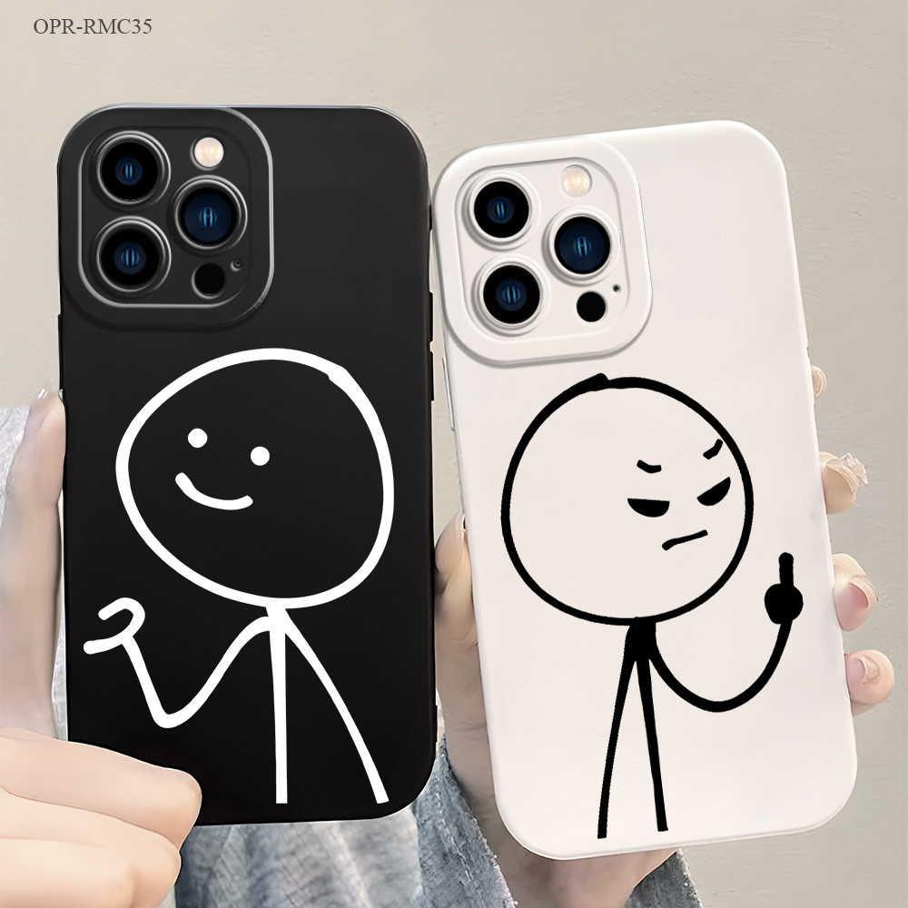 Realme C35 10 9 9i 8 8i 6i 5 5S 5i C30 C21Y C25Y C30S C1 Pro Plus Pro+ 4G 5G ชมดวงจันทร์ เคสโทรศัพท์ เคส